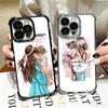 Чехол для телефона с покрытием на тему "Мама и Девочка" Для Iphone 16 17 Pro Max Air 16E 14 15 Plus 12 13 Mini Противоударный Чехол-подушка безопасности