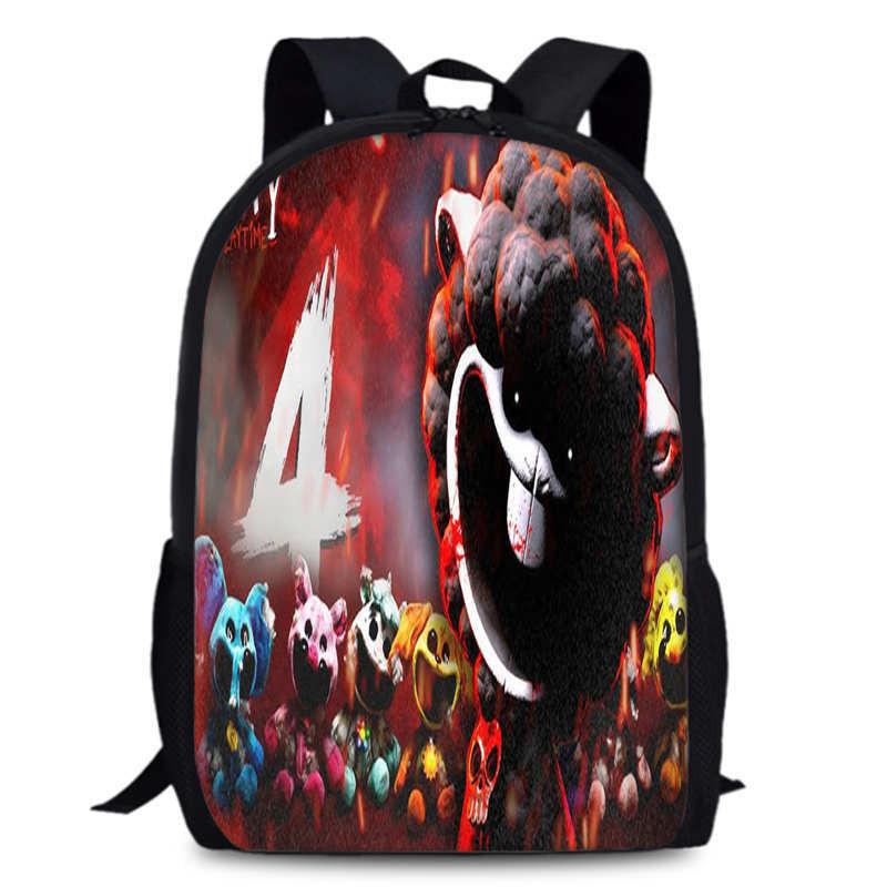 Poppy Chapter Playtime 4 Durable Bookbag 15in Laptop Anime Backpack Oxford