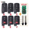 EoneBoss ET-01 Умный Пульт для Toyota Land Cruiser Levin Highlander Camry Corolla RAV4 Prado для Lexus Брелок Автомобильного Ключа 4D 8A Глобальный
