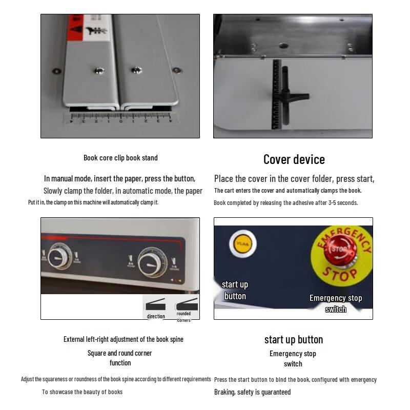 Comix CJ-6010 Automatic Wireless Perfect Binding Machine CN plug (adapter included)