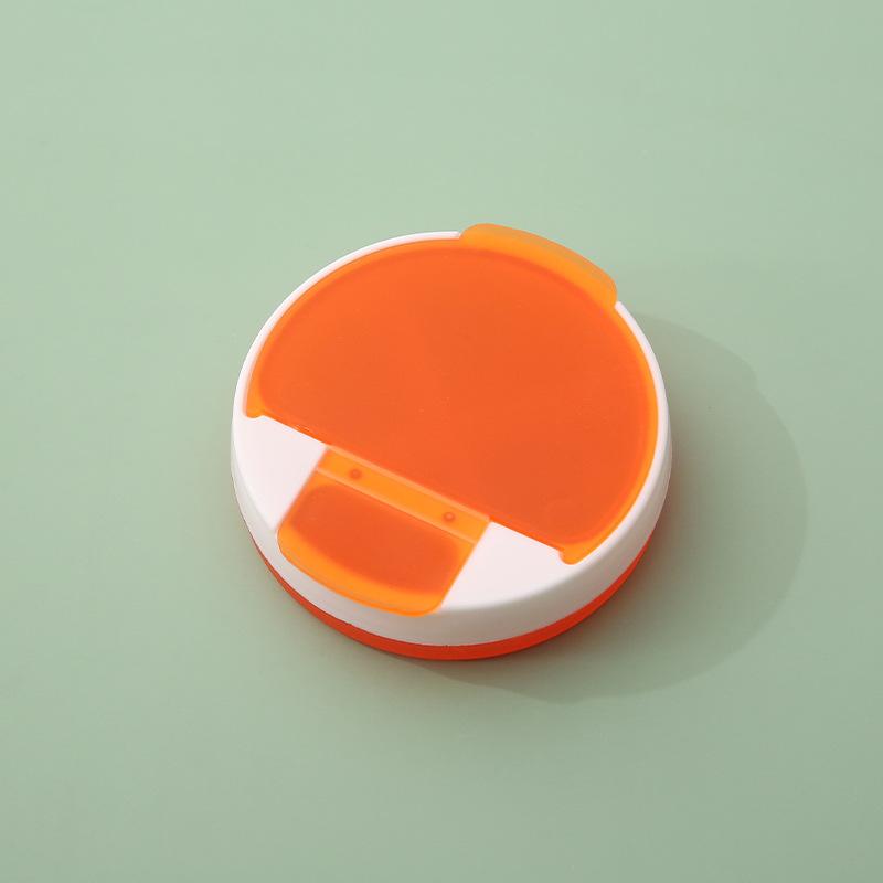 4 сетки ящики для хранения таблеток коробка круглой формы портативный органайзер для капсул и таблеток футляр для таблеток для путешествий мини-контейнер для таблеток