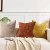 Chenille Throw Pillow Cover Boho Cushion Cover with Hidden Zipper Textured Decorative Pillow Cover for Farmhouse Home Sofa Couch Bedroom