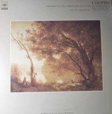 LP Пластинка МУРРЕЙ ПЕРАЙЯ, ЗУБИН МЕТА, НЬЮ-Й - Шопен, Концерт для фортепиано с оркестром № 1 ми-минор FCCA469 CBS SONY Япония Классика Б/У