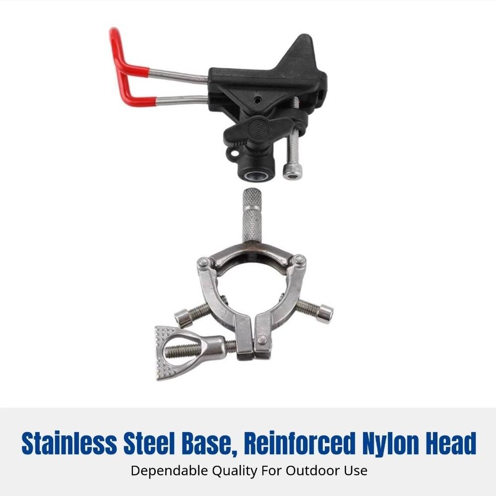 One-To-One Support Lock Line Holder Nylon Material Fishing Rod Holder Boat Handrail