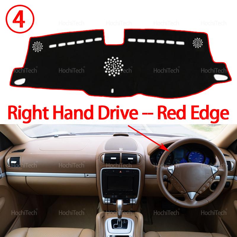 Car Dashboard Cover Avoid Light Pad trument Platform Cover Mat Carpet For Porsche Cayenne E1 9PA First Generation 2003-2010