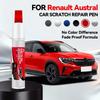 Для Renault Austral 2022-2025 CMF-CD Ремонтный маркер для краски Подкраска Удаление царапин DIY Автоаксессуары Черный Белый Синий Красный Серый