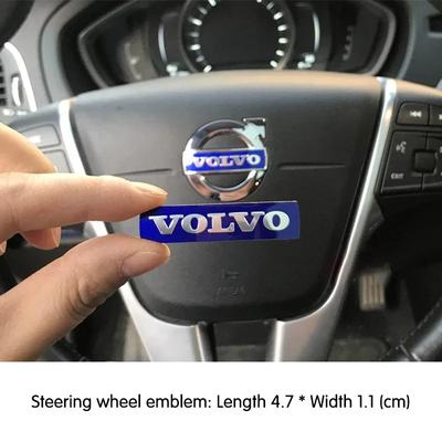 Наклейка-эмблема на центр руля автомобиля для S40 S80L S60 S90 XC40 XC60 XC90 V40 V60 V90 Аксессуар