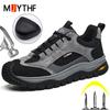 High Quality Indestructible Shoes Male Safety Shoes Anti-smash Anti Puncture Working Sneakers Steel Toe Shoes Protection Boots