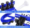 PAMPET Plastic Bb Trumpet Lightweight High Durability Carry Bag Includes One Each of 3C and 7C Mouthpieces (Blue)