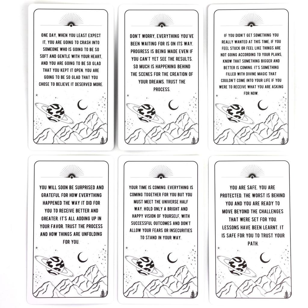 10.3*6см Оракул Послания Вселенной с Руководством от Ваших Наставников для Общих Раскладов 54 шт. Оракульные карты