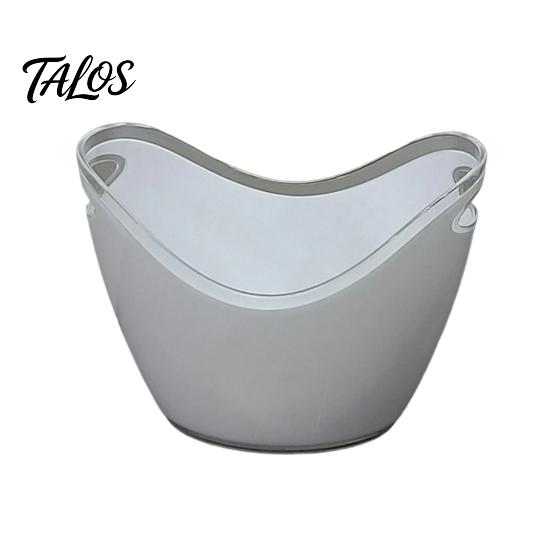 Double Layer Ice Bucket, Long-Lasting Cold Preservation, with Double Handles Drink Bucket, for Beverage Cocktail Bar Parties