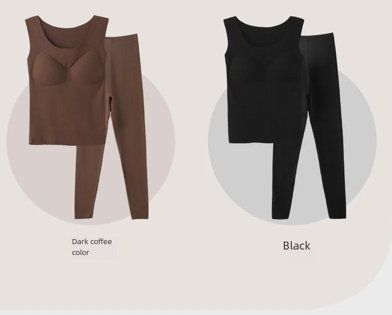 2023 Бесшовный женский теплый жилет на бархатной подкладке