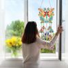 DIY Butterfly Diamond Art Sun Catchers Double Side Wind Chime Diamond Painting Dots Pendant Bird for Garden Window Decor