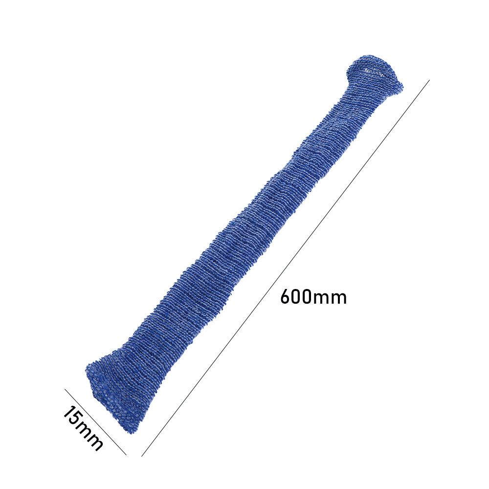 Blue White 15x600mm Sports Safety Finger Tubular Bandage Finger Cover Finger Cots Finger Bandage
