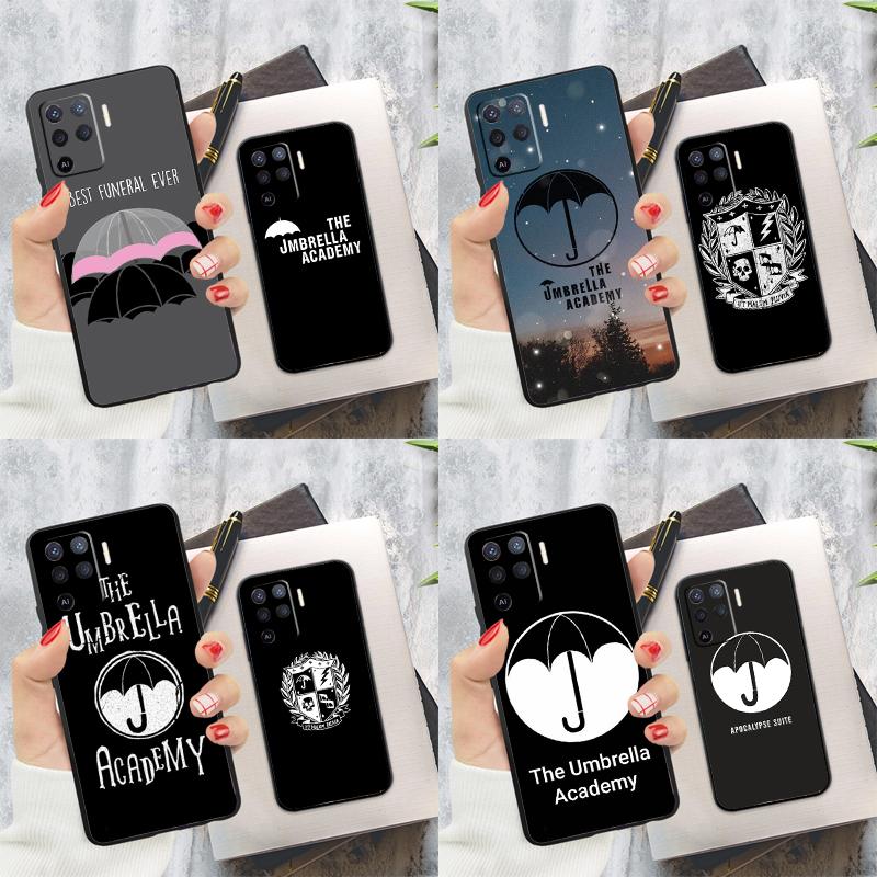 Umbrella Academy Logo Cover For Oppo A78 A98 A74 A54 A94 A15 A16 A17 A52 A72 A76 A96 A53 A57S A58 A5 A9 Phone Case