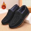 Men's Premium Non-Slip Winter Cotton Shoes with Velvet Lining and Soft Sole for Middle-Aged and Elderly Casual Wear