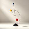 Desk Mobiles Calder Art Balancing Device Dynamic Sculpture Wabi-Sabi Desk Decor for Sample Room Home Office Art Ornament