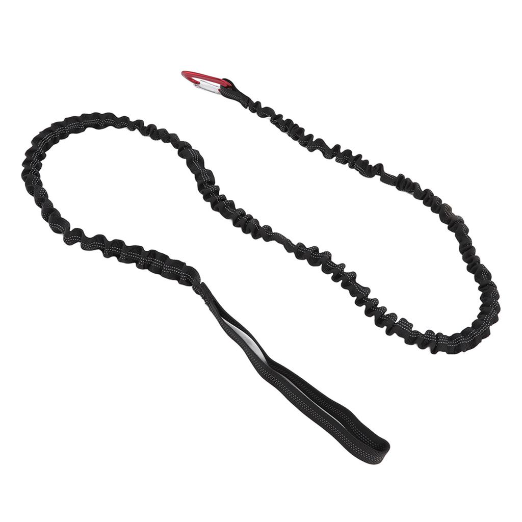 Трос для буксировки велосипеда, естественная длина 1,7 м, растягивающийся дизайн, нейлоновый сплав, портативный для буксировки горного велосипеда