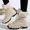 Snow Boots Woman 2025 Trend Ladies Shoes Waterproof Woman Shoes Lightweight Ankle Boots New Winter Girls Boots Botas Mujer