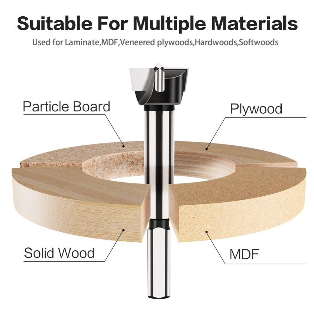 12-22mm Drill Bit Tungsten Carbide Hole Saw Cutter New Hinge Boring Bit