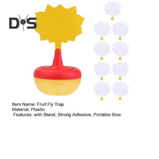 Липкая доска-ловушка для мух с основанием, прочная клейкая основа для использования в помещении и на открытом воздухе в ресторане, кухня, устройство для ловли мелких летающих животных, мошек и плодовых мух