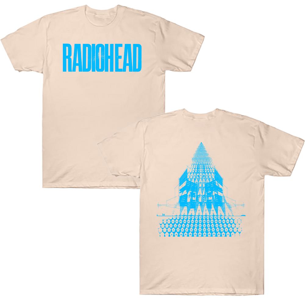 Radiohead Band Tour Graphic T Shirts Fashion Aesthetic Cotton Tees Summer New Harajuku Men Women Streetwear Oversized Breathable
