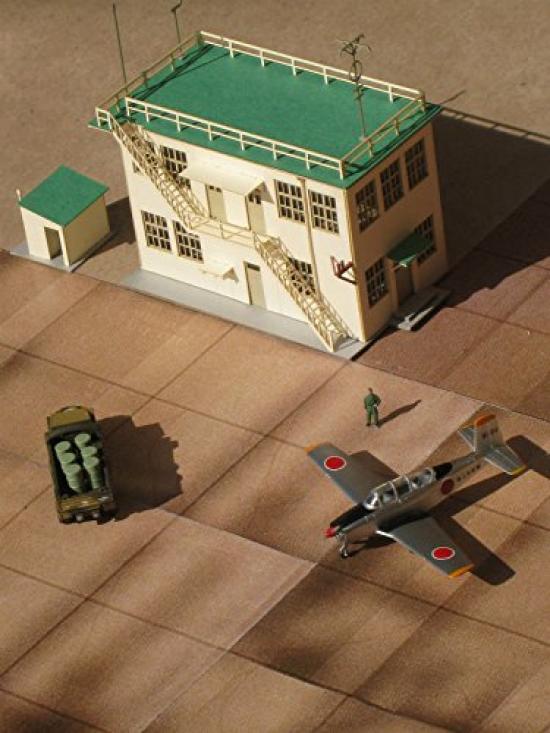 Sankei Aviation Scene Japan Maritime Force Early Air Wing Command Post Paper Craft 1/144 Series Self Defense