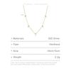 ANDYWEN 925 Sterling Silver Gold Zircon Charm CZ Choker Long Chain Necklace 2023 Women Classic Wedding Fine Jewelry Gift