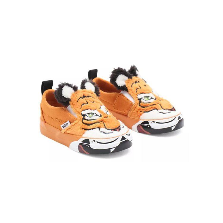 Vans Abrasion Resistant Breathable Low top Toddler Shoes Yellow White Infant And Toddler VN0A5KRQ9FA