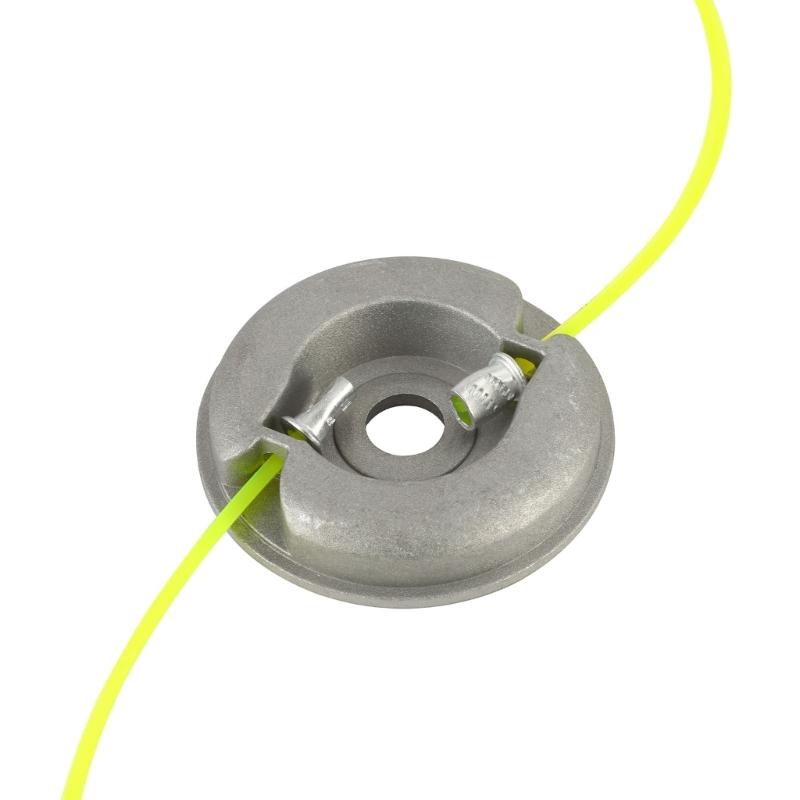 Алюминиевая головка триммера для травы с 4 лесками, головка для триммера, режущая головка с резьбой для аксессуаров для газонокосилки