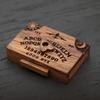 1/2Pcs with Drawer Handmade Mini Spirit Board for Paranormal Enthusiasts Wooden Unique Gift With Planchettes Ouija Board