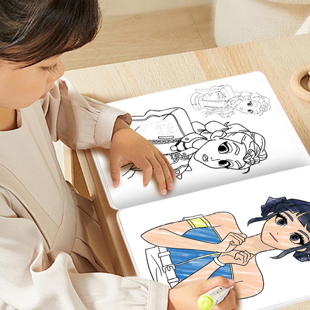 Книги для рисования, раскраски, детские иллюстрированные книги и раскраски на тему аниме.