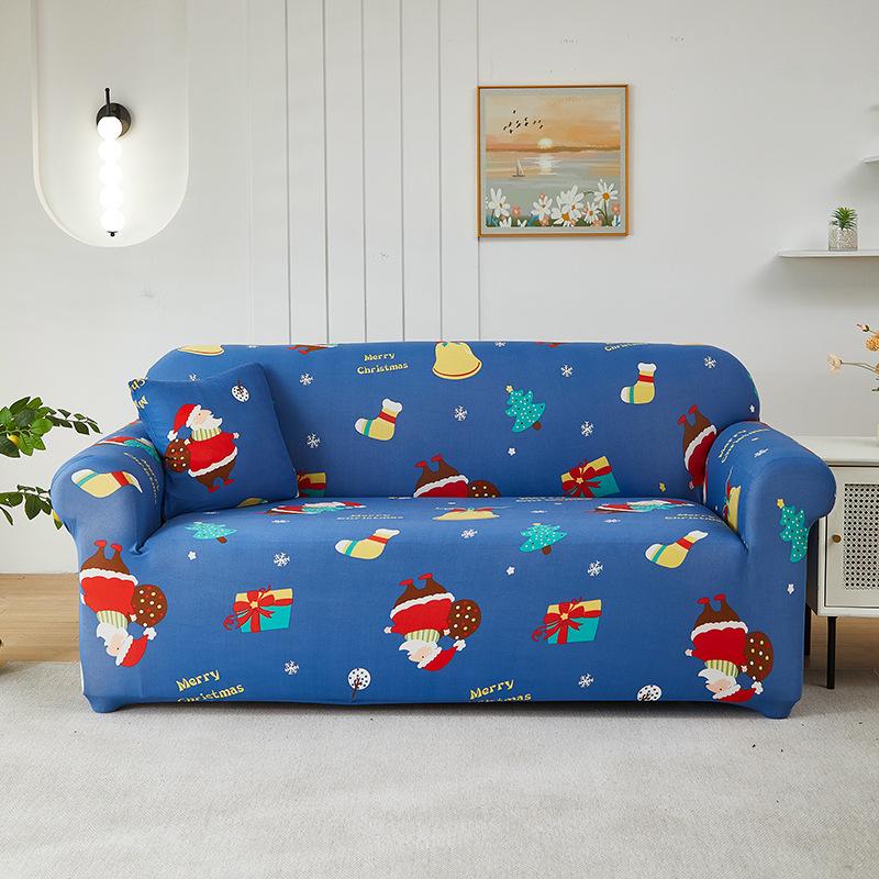 1 шт. Чехол на диван, Нескользящий, с цветочным принтом, Чехол для дивана, Защита мебели для спальни, офиса, гостиной, домашний декор