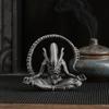 3D-печатная фигурка инопланетянина, Зеленый инопланетянин для медитации, Настольное украшение, Коллекционные скульптуры для фанатов научной фантастики