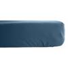 Fitted Sheet Percale Pure Combed Cotton Long Fibers 80 Threads/cm² with 35 Cm Pocket South Wind - Navy - 140 X 190 Cm 3 Pocket