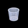 10pc 20ml 30ml Clear Plastic Liquid Measuring Cups Graduaeted Laboratory Test Cylinder With Scales For Resin Silicone Mold Tool