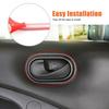 Pink ABS Interior Door Handle Trim Cover For Benz Smart Fortwo W451 2016-