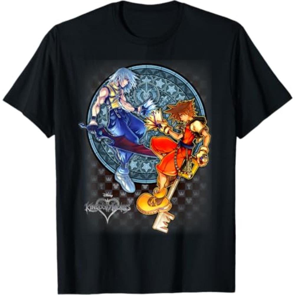 Anime Lover Kingdom Hearts Sora New Model T Shirt Year Round Clothing Personality Clothes Plus Size Unisex Hot Product Couples Daily Wear Cool Top