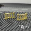 Сделай сам Собирает Частицы 6140 2486 6187 Технические Детали MOC Рельсы Лестница Забор Перила Панель Барьер Лестница Город Строительные Блоки