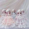BJD Подвижные суставы 30 см 3D Имитация глазного шарнира Кукла Девочка Платье DIY Подарок на день рождения Игрушка