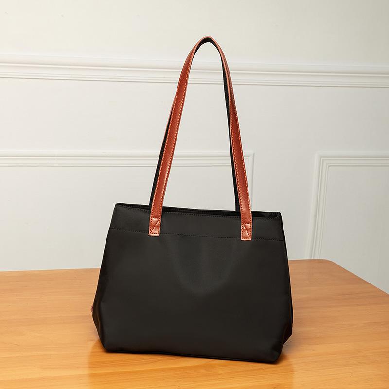 Новая женская сумка, повседневная сумка-тоут большой вместимости из нейлона и ткани Оксфорд, легко сочетающаяся, на плечо, модная холщовая сумка