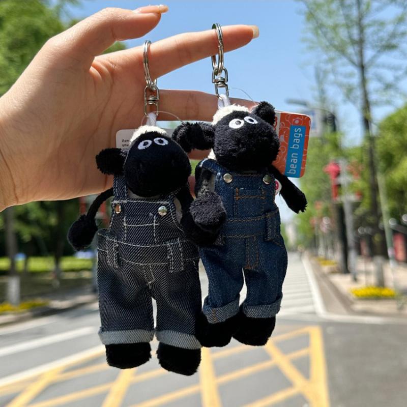 Рукоделие Мультяшная Овечка Рюкзак Модель Брюк Шарм Комната Брелок Настольное Мини-Украшение Праздничное Украшение Мягкая Кукла Подарок для Любителя