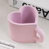 DIY Love Heart Mug Silicone Mold Aromatic Candle Jar Handle Teacup Gypsum Resin Mould Handmade Home Decor Valentine's Day Gifts