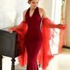 1 pair Chiffon Fabric Arm Covers Flare Shape Detachable Cuffs Fake Sleeves  Bridesmaids