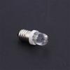 5Pcs Led E10 Dc3V 5V 6V 12V 24V Screw Bulb Warning Signal Bulb E10 Instrumentation Bulb Indicator White Auto Interior Light