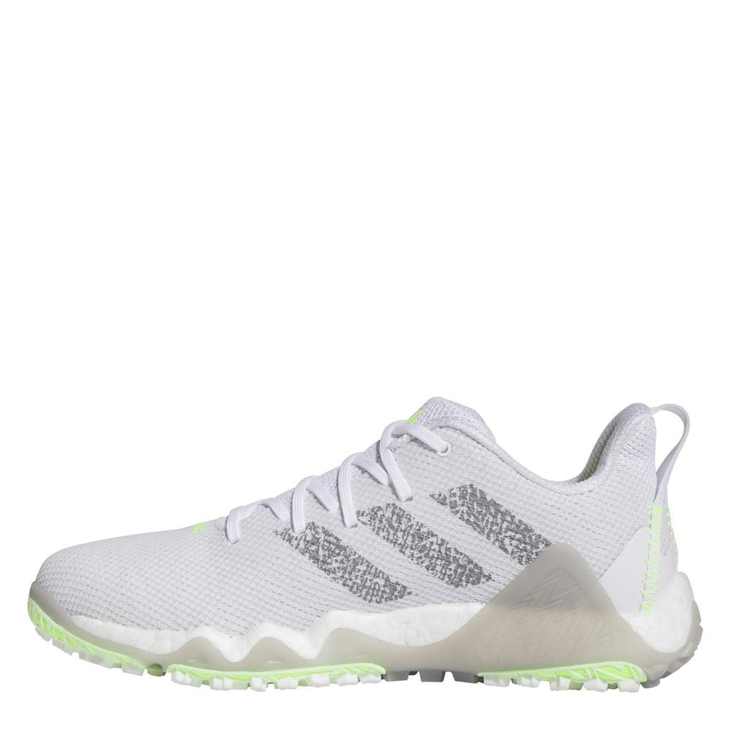 Мужские гольф-ботинки Adidas Golf Code Chaos 22, Цвет: Белый/Grace Lee/Lucid Lemon, Размер 26,5 см