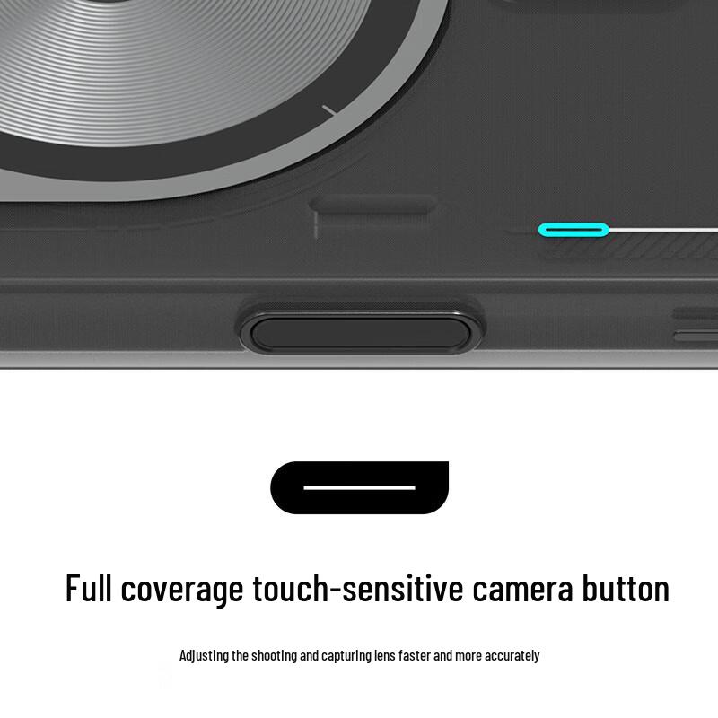 Магнитный светящийся полупрозрачный чехол для телефона AULUMU A16