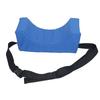 Head Positioner Pillow Blue PU Leather Breathable Comfortable Neck Support Pillow Wheelchair