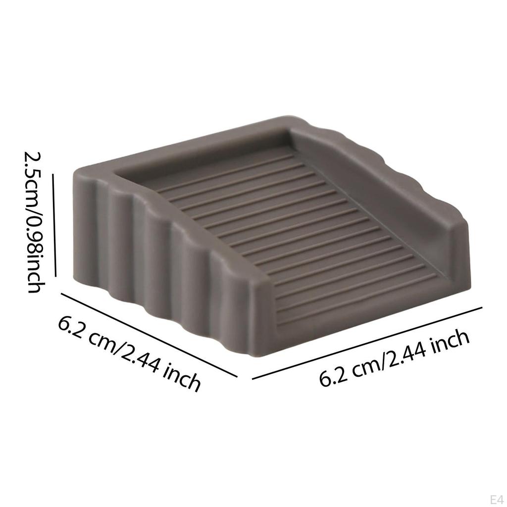 4 Pieces Door Stopper Stop Doorstopper Versatile Portable Rubber Floor Protection Doorstop for