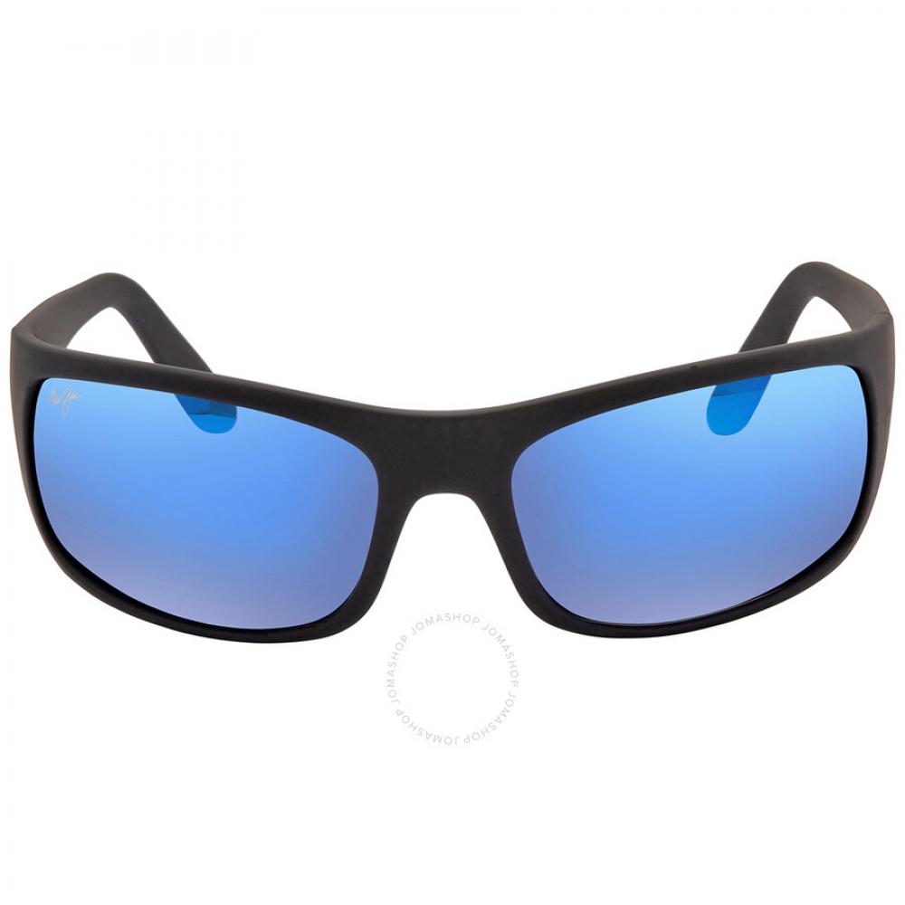 Солнцезащитные очки унисекс Maui Jim Peahi Blue Hawaii Wrap B202 2m 65